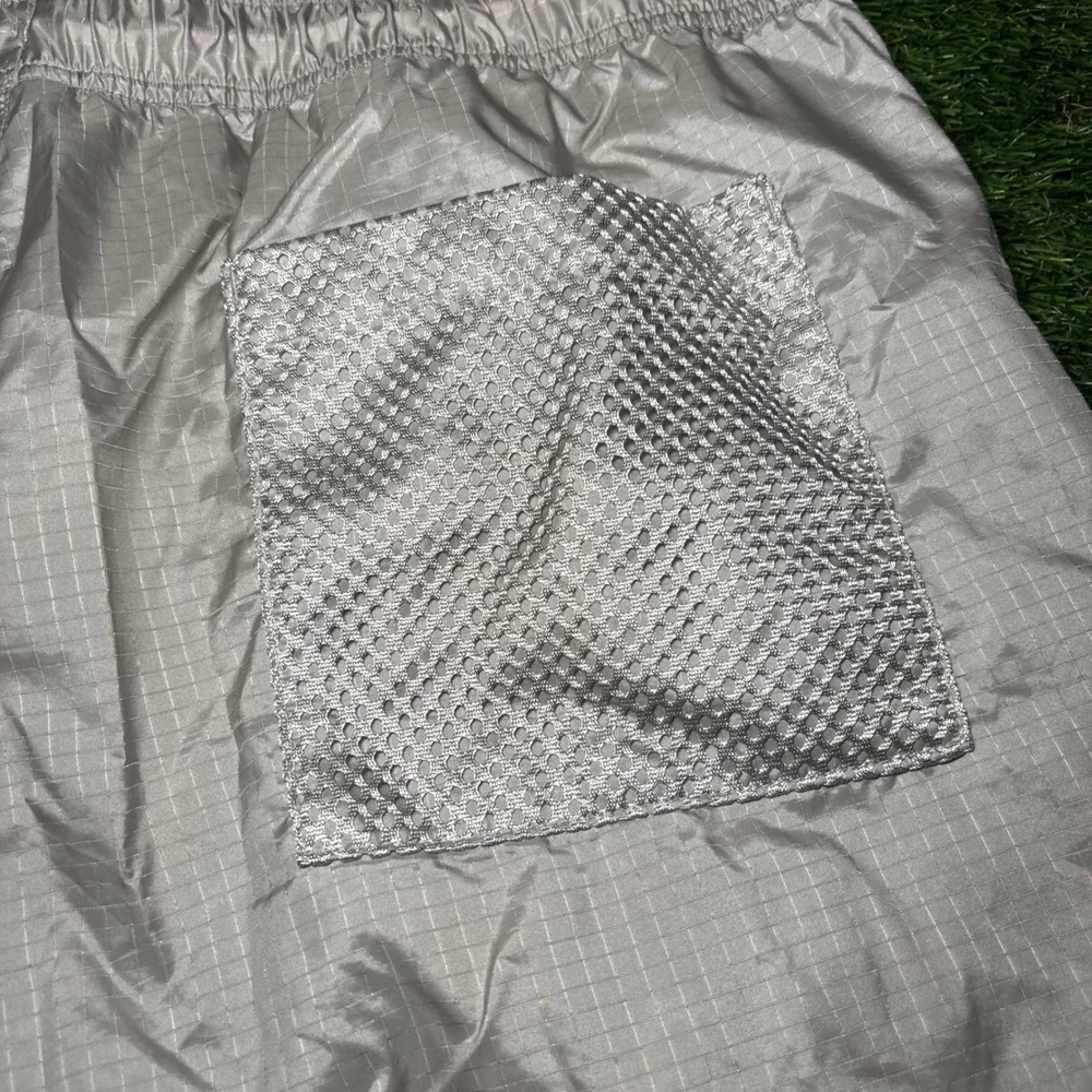 Jordan 23 Engineered Metallic Silver Ripstop Mesh Shorts DM1406-012 Mens XL